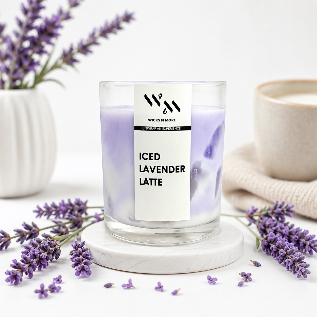 Iced Lavender Latte Candle